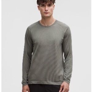 Men's Lululemon Metal Vent Tech Long-Sleeved Shirt - Sage Green